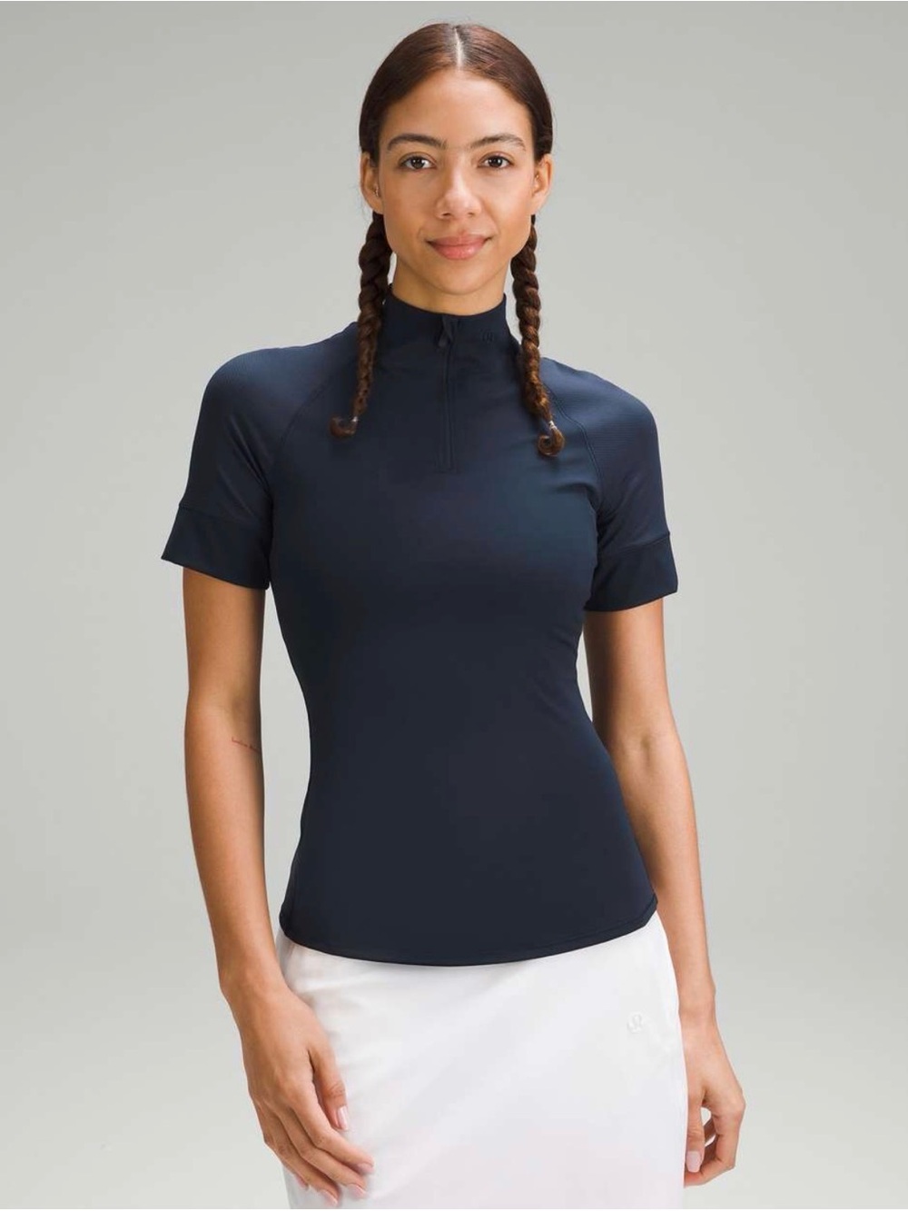 Lululemon Nulux Half-Zip Golf Short-Sleeve Shirt
